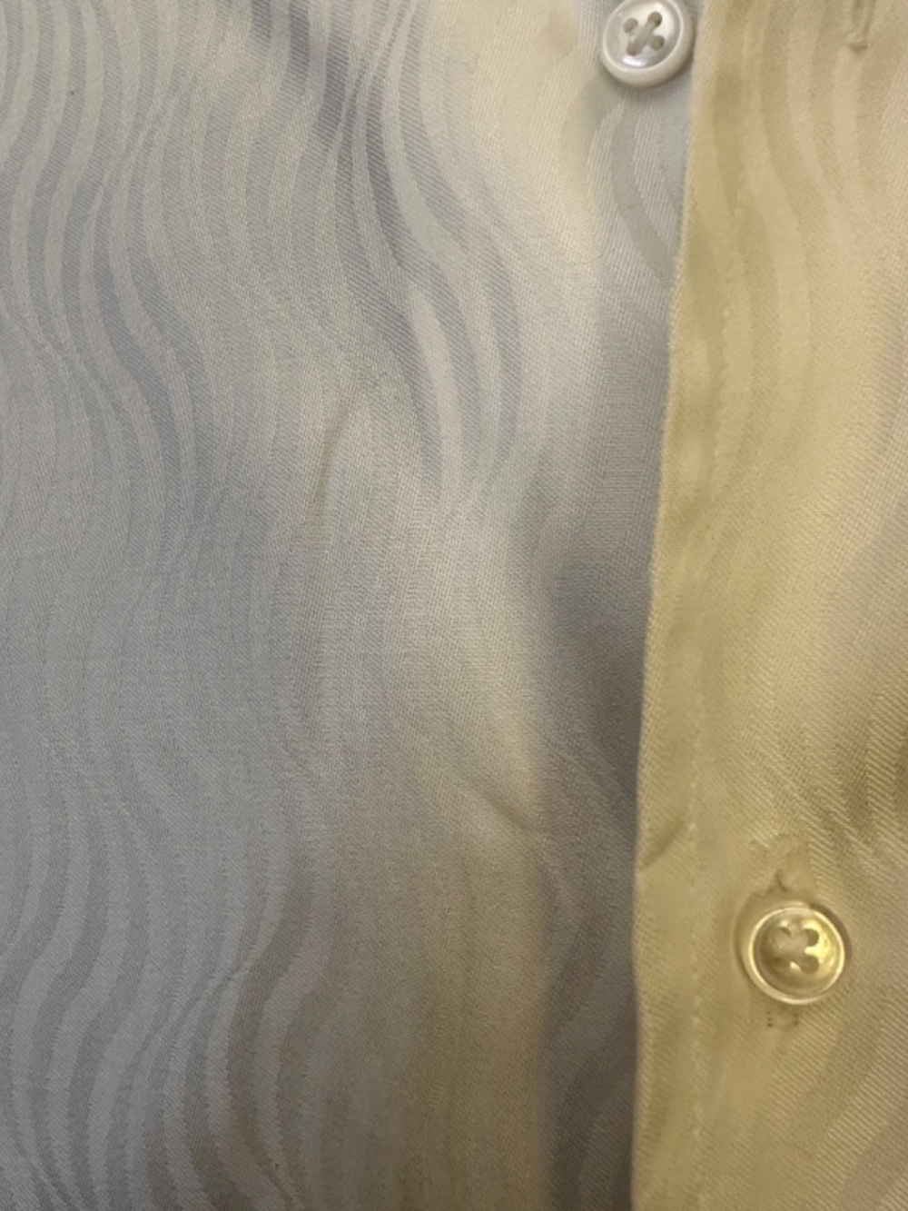 Zanella Textured Long Sleeve Shirt 16.5 L Gently worn Made in Italy 100% cotton - Picture 2 of 5